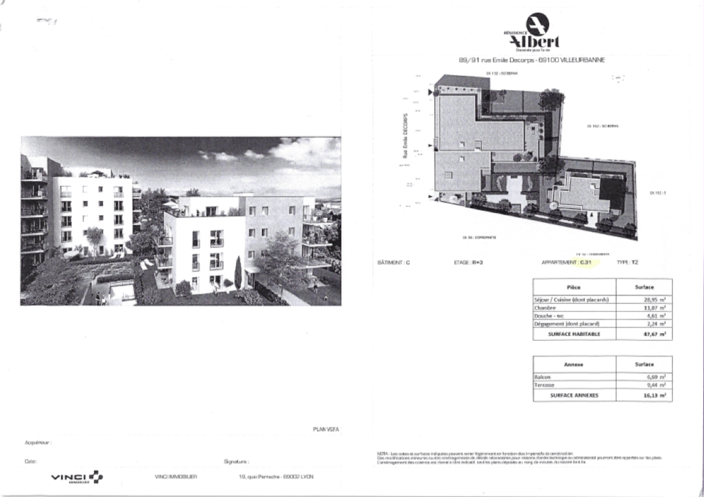 Plans - Immobilière Dabreteau