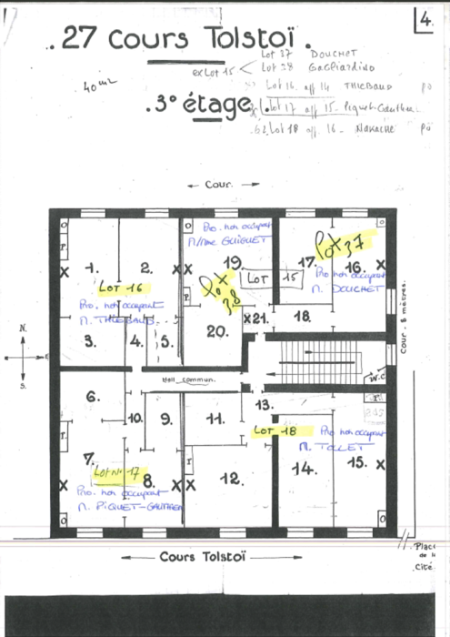 Plan etages - Immobilière Dabreteau