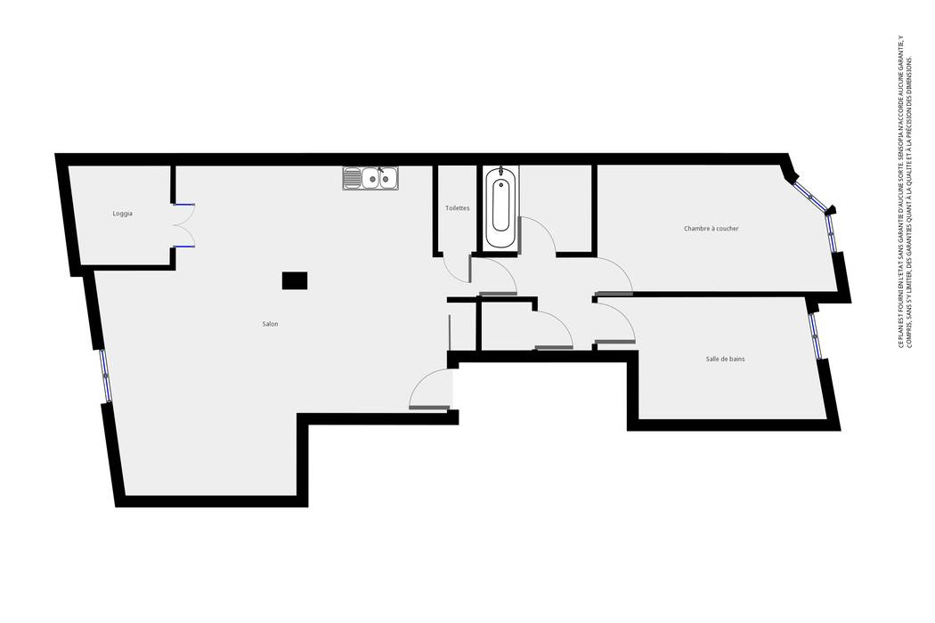Plan 58   3e etage - Immobilière Dabreteau